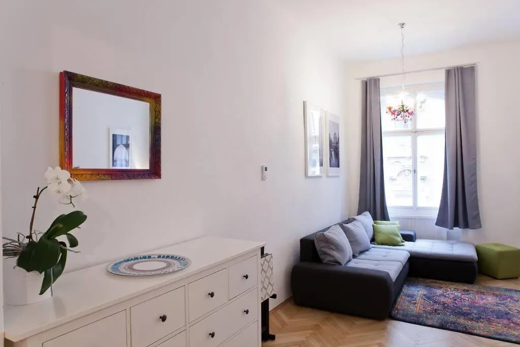 Prague Center Apartment With Fireplace