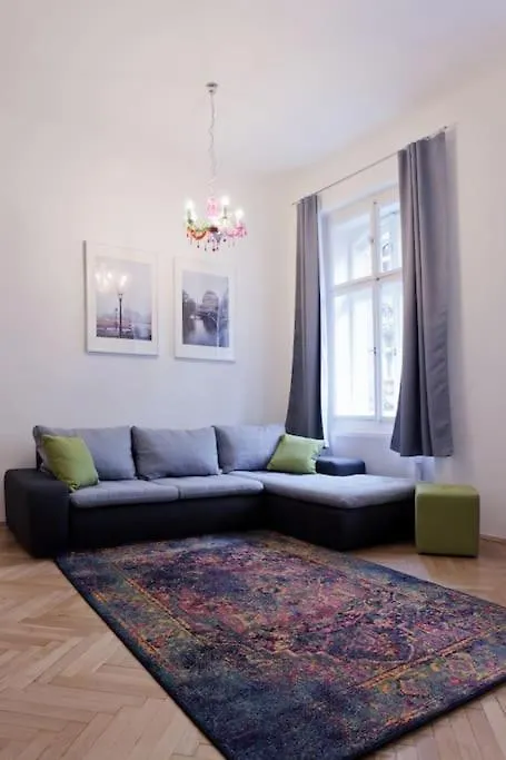 Prague Center Apartment With Fireplace